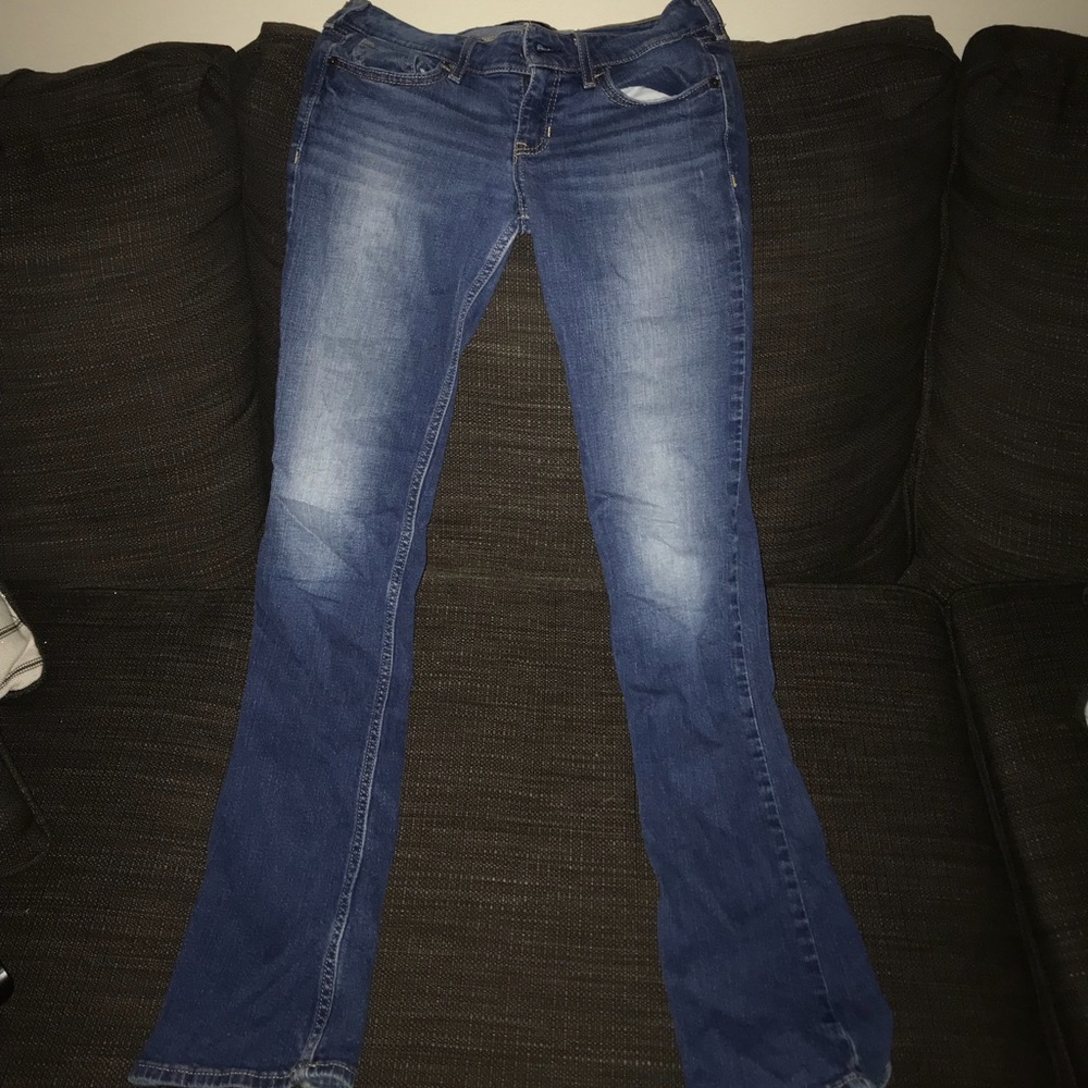 Hollister bootcut jeans medium wash size 3